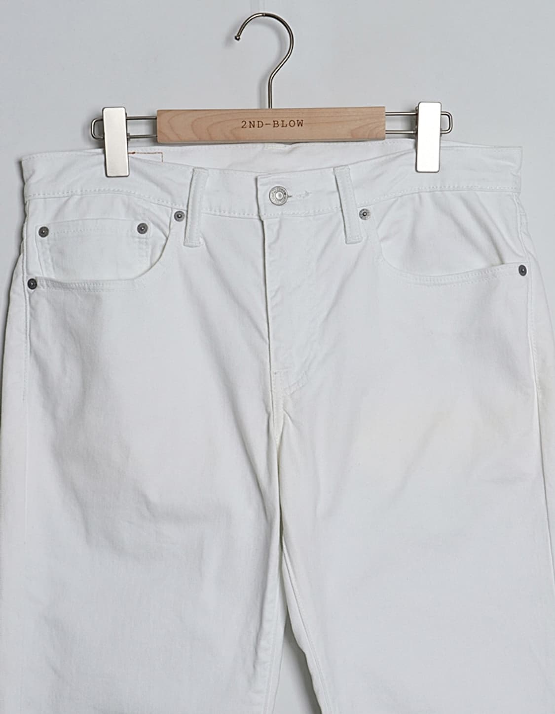  Levi's 511 White Denim Pant (33) 상품이미지2