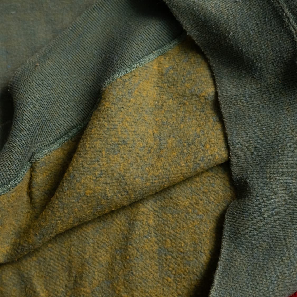 60s Faded Green Blank Raglan Sweatshirt 상품이미지8