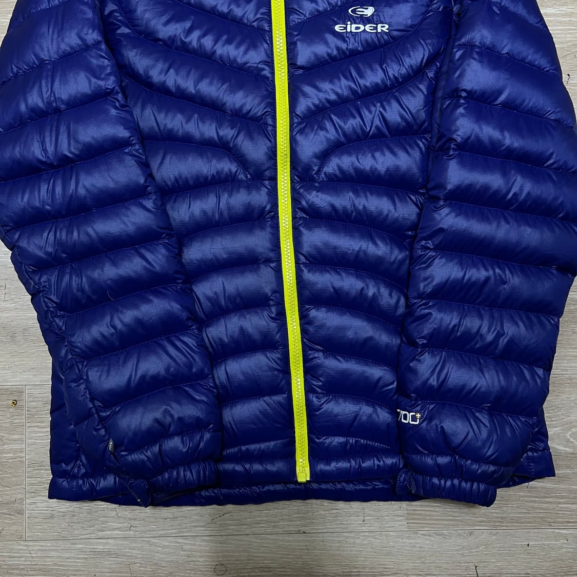 아이더 구스다운 스탠드넥 경량패딩 점퍼 [퍼플] M/95 상품이미지3