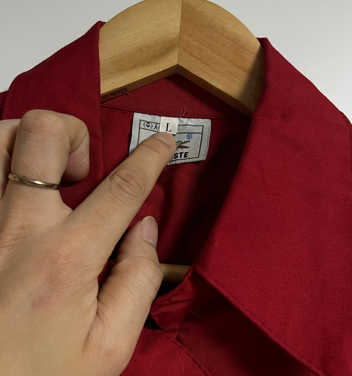 공용 라코스테 오버핏 블루종 자켓 점퍼 L 상품이미지6