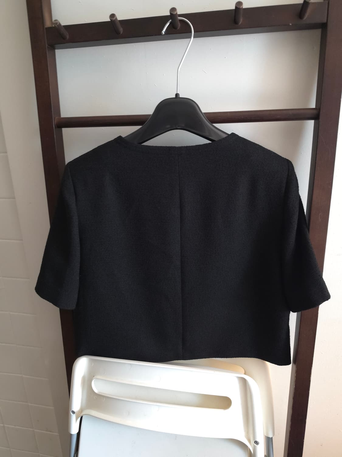 HAUSWOMEN 하우스우먼 블랙 반팔 자켓 상품이미지5