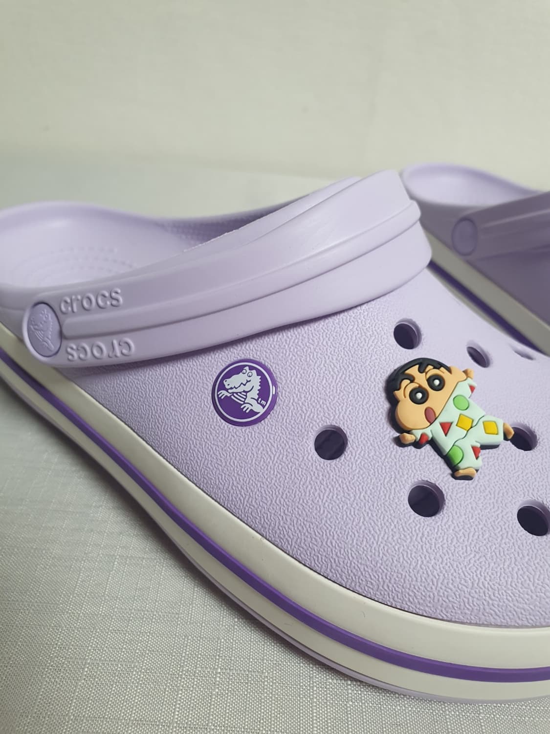 250mm 크록스 크록밴드 클로그 라벤더 W8 상품이미지3