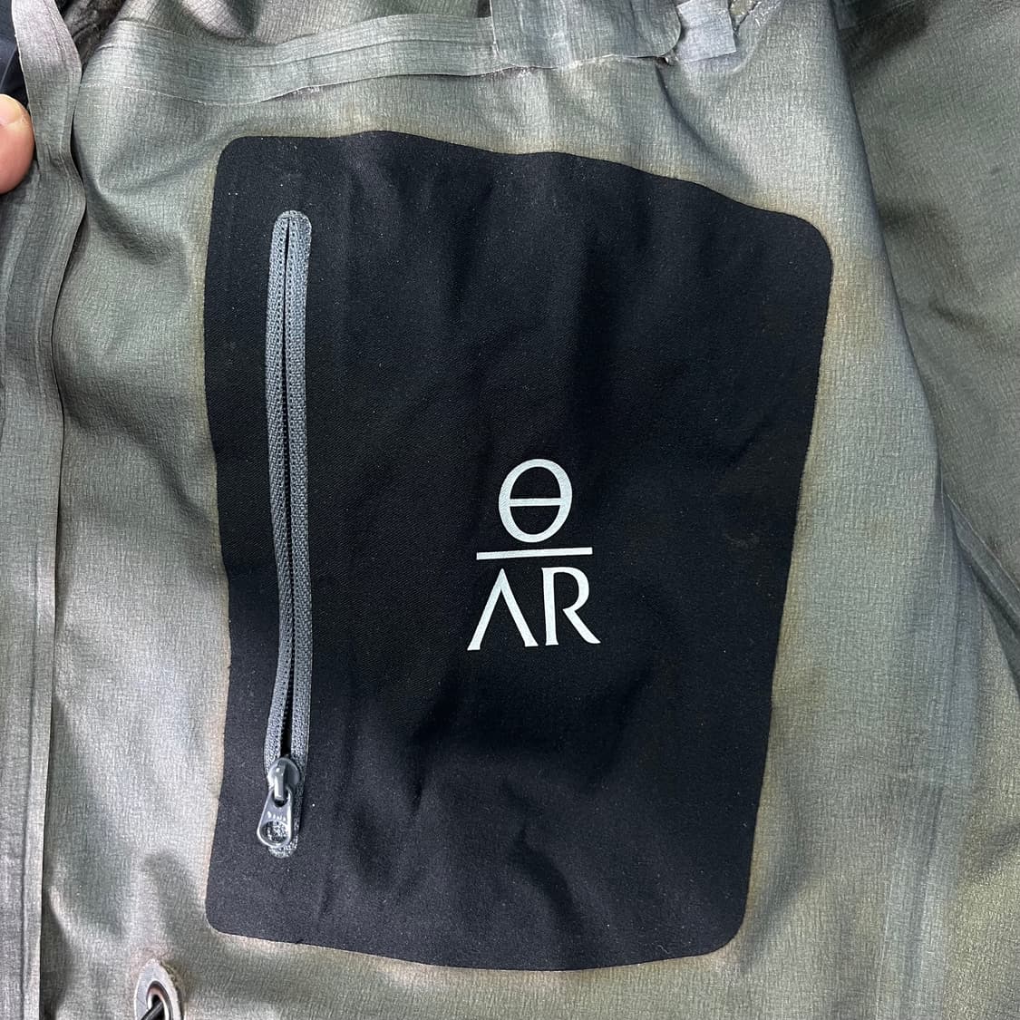 100 아크테릭스 세타 1세대 AR 블랙 바람막이 자켓 상품이미지8