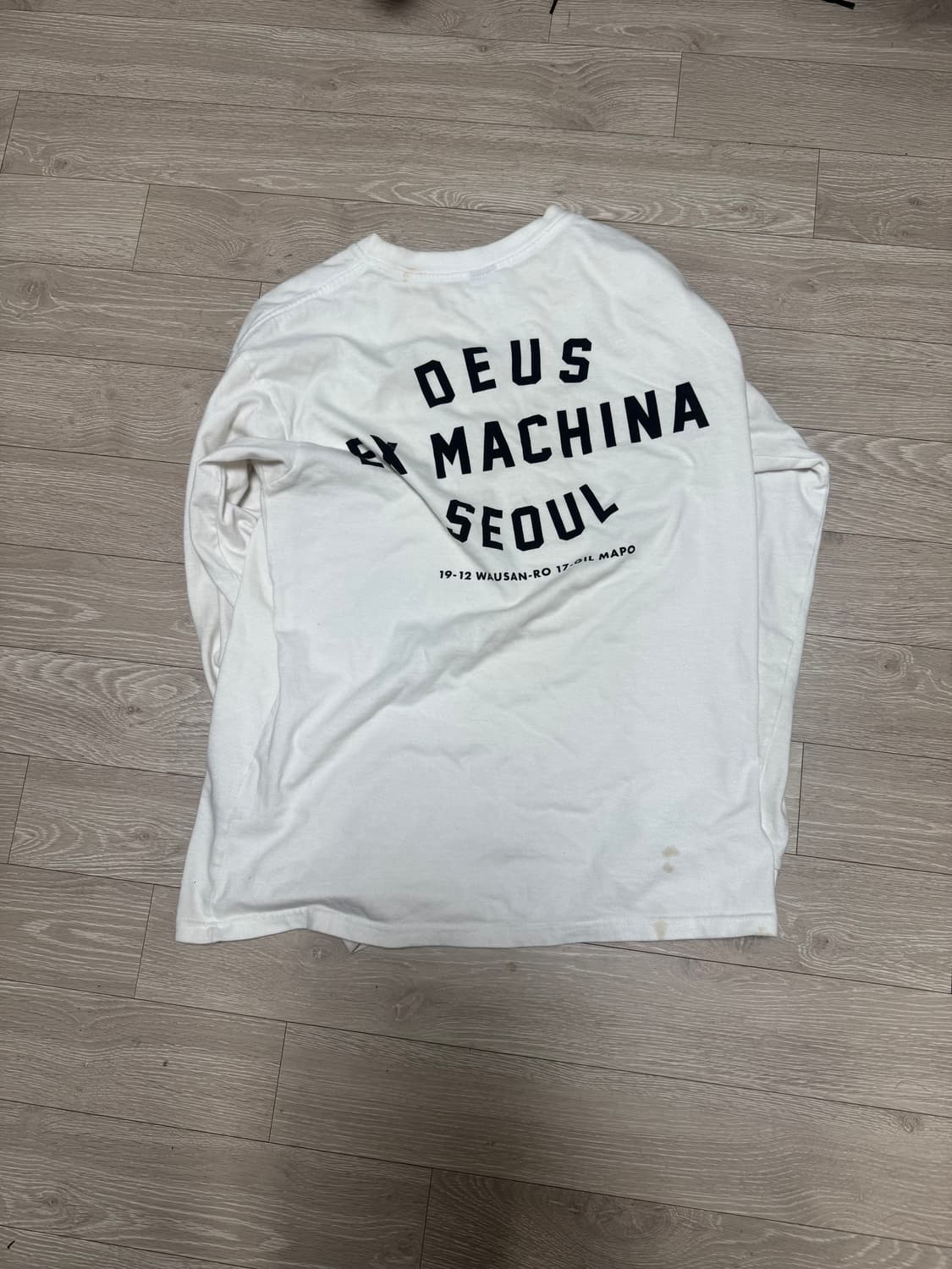 [M] 데우스 긴팔 롱슬리브 화이트 상품이미지2
