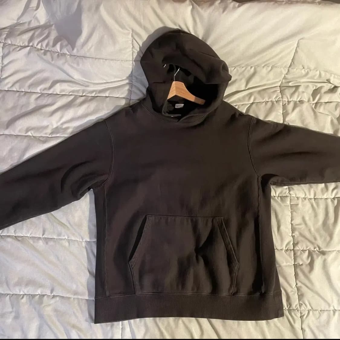 [M] 카키스 overdyed hoodie brown  상품이미지2
