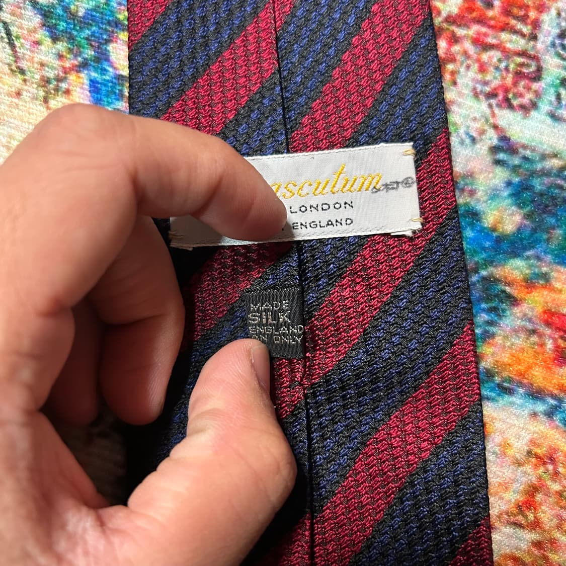 [OS] 아쿠아스큐텀 프레피 넥타이 상품이미지3