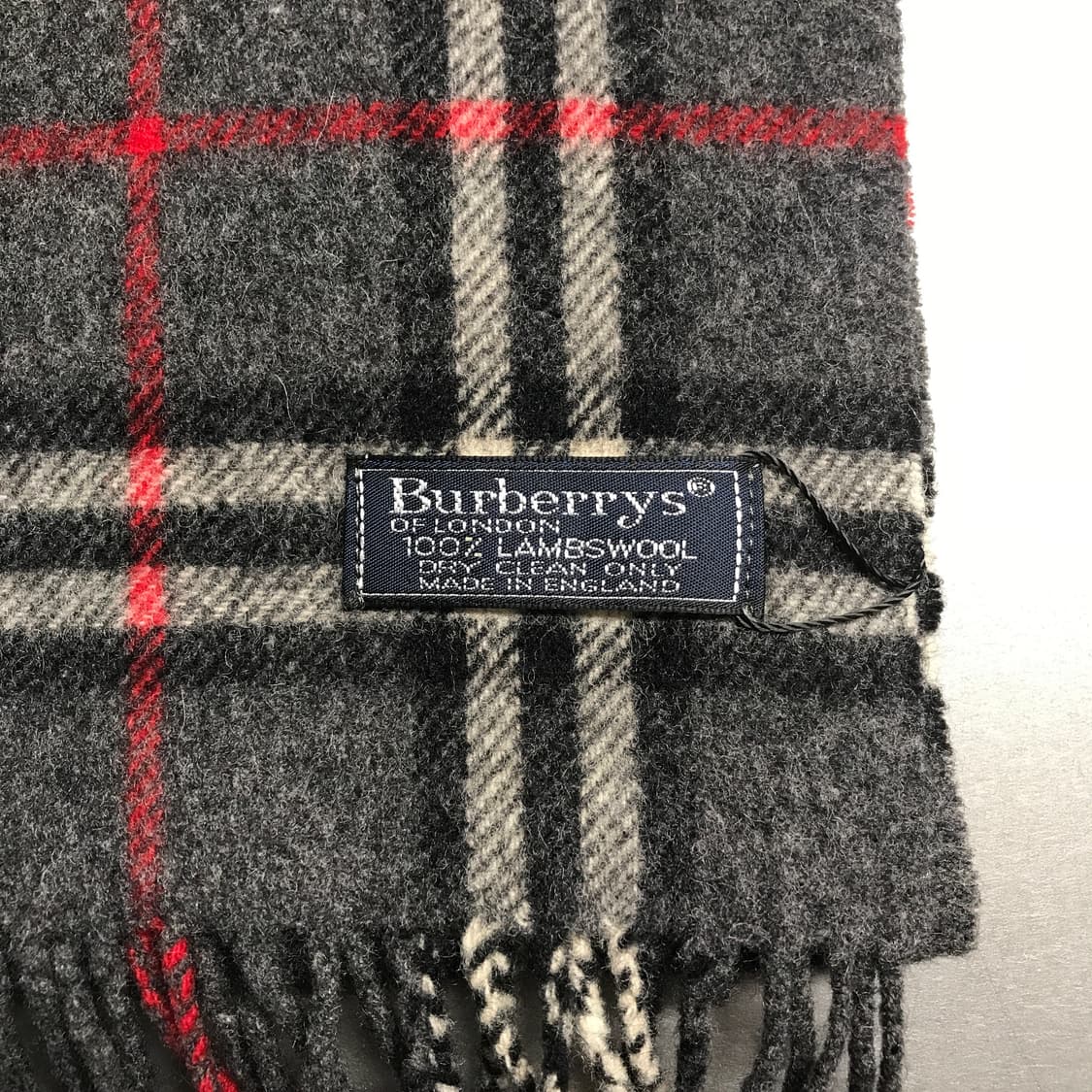 버버리 정품 램스울 머플러 다크그레이 상품이미지3