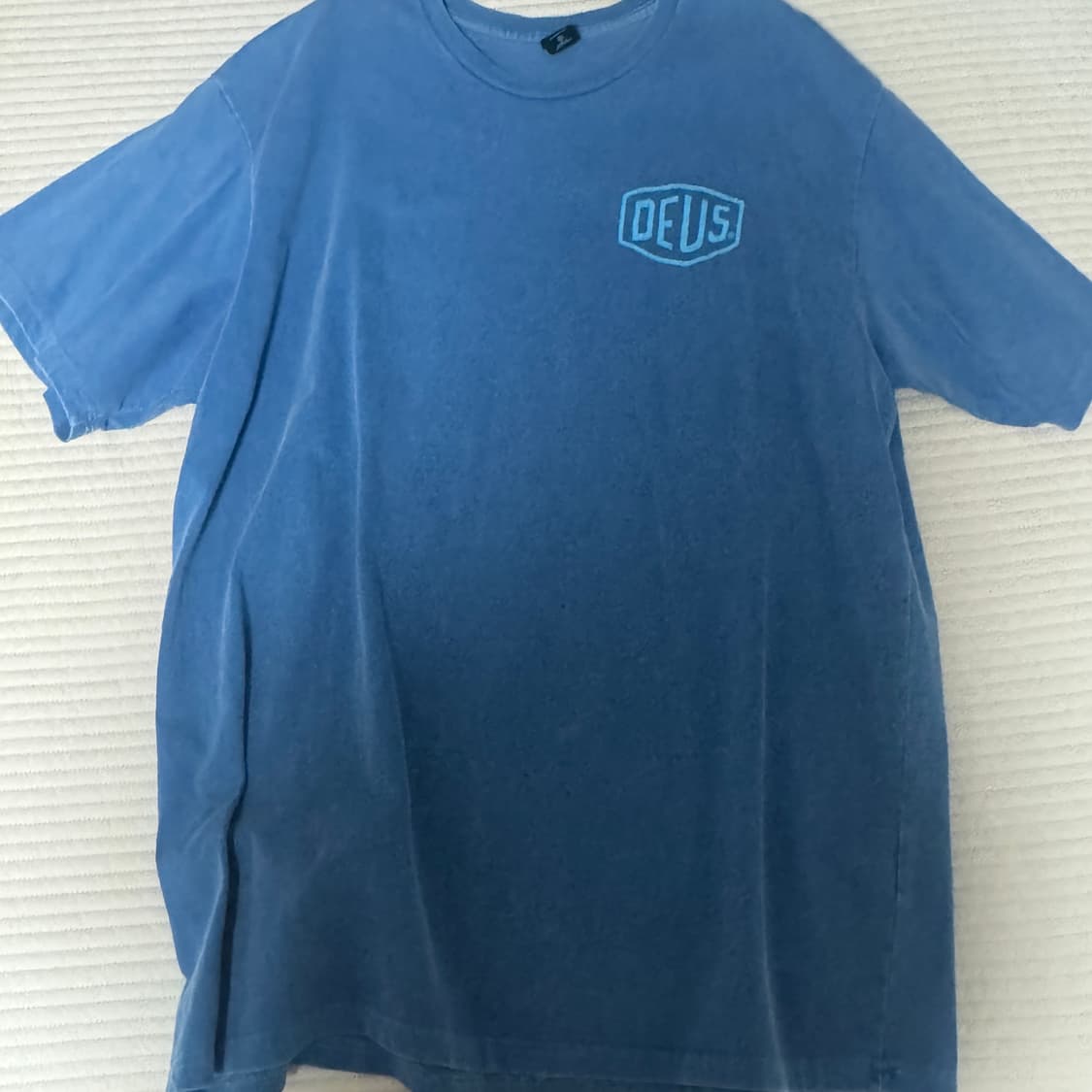 데우스 서울 티셔츠 피그먼트 블루 XL 상품이미지2
