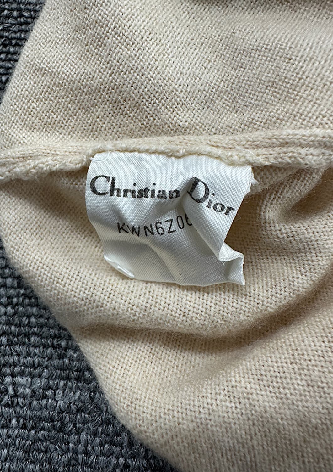 빈티지 크리스찬 디올 니트 L  상품이미지6