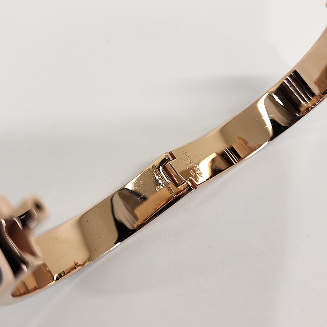 에르메스 블루 메탈 클릭아슈 여성 팔찌 H700001F 상품이미지6