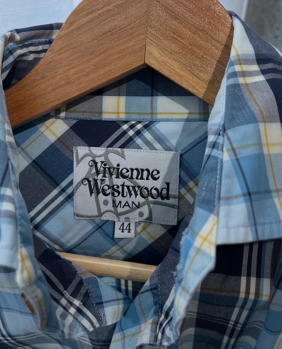 Vivienne westwood 비비안웨스트우드 하이넥 로고 셔츠 상품이미지3