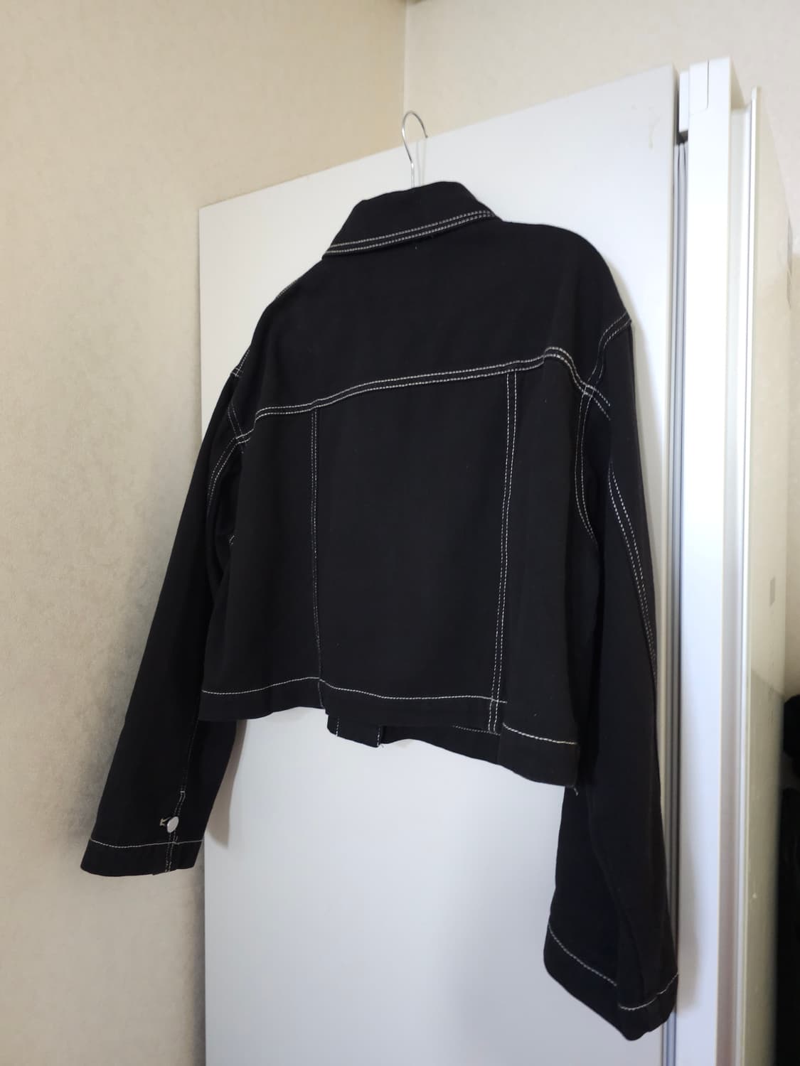 나인 아뜰리에 블랙 데님자켓 상품이미지4
