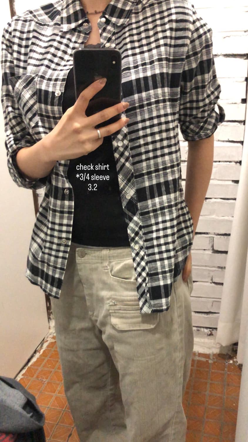 체크 셔츠 상품이미지1