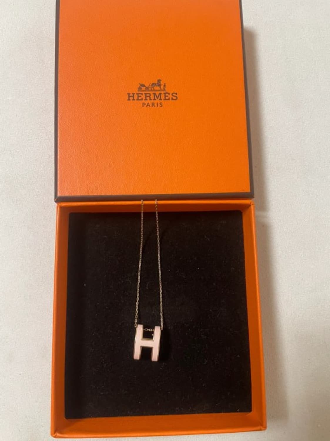 오늘만(희귀템) 할인 에르메스 팝아슈 목걸이 로즈드라제 상품이미지1
