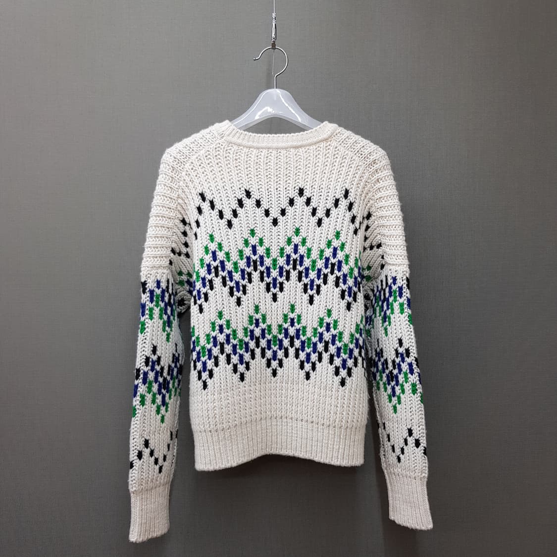 마쥬 Maje 노르딕 패턴 울 니트 스웨터 1사이즈 상품이미지5