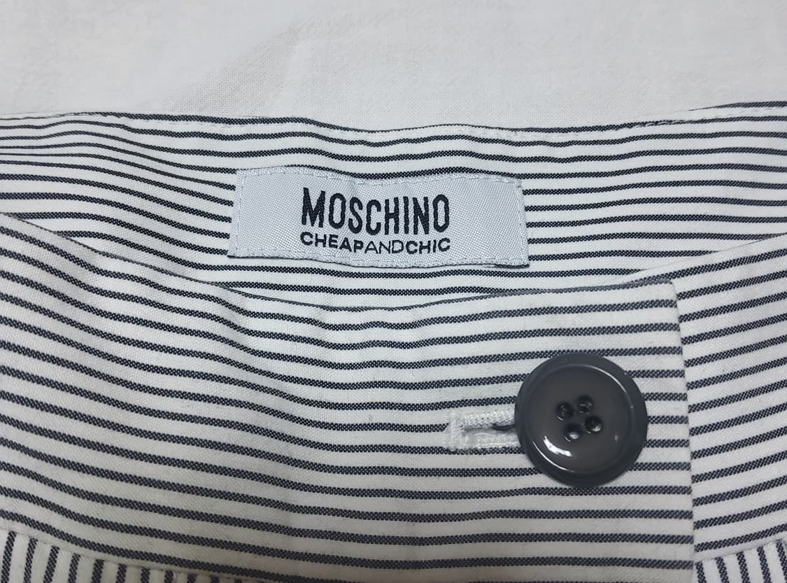 MOSCHINO 모스키노 정품 여성 면바지 슬림핏 데일리 팬츠 상품이미지6