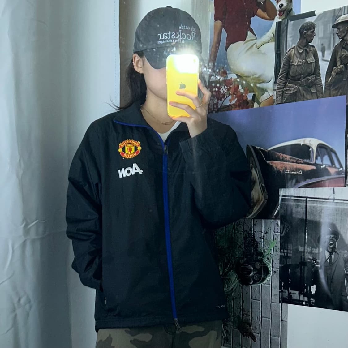 나이키 블랙 맨체스터 유나이티드 바람막이 L 상품이미지1