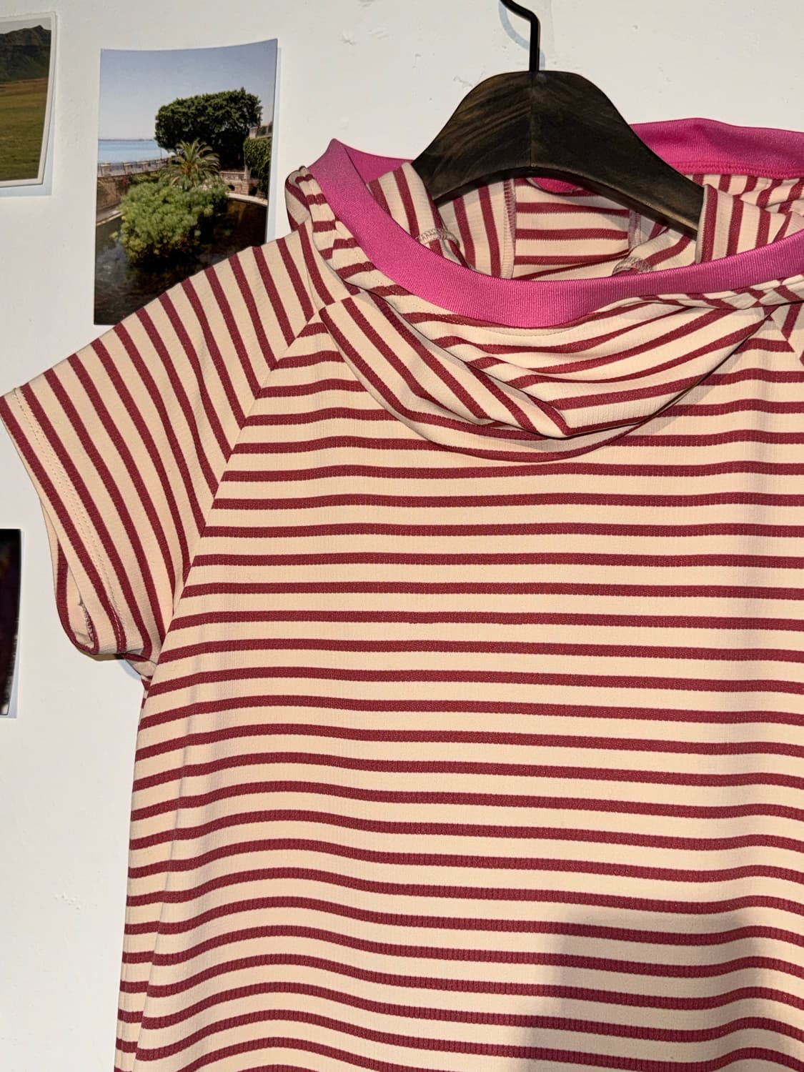 adidas 스트라이프 후드 티셔츠 상품이미지3