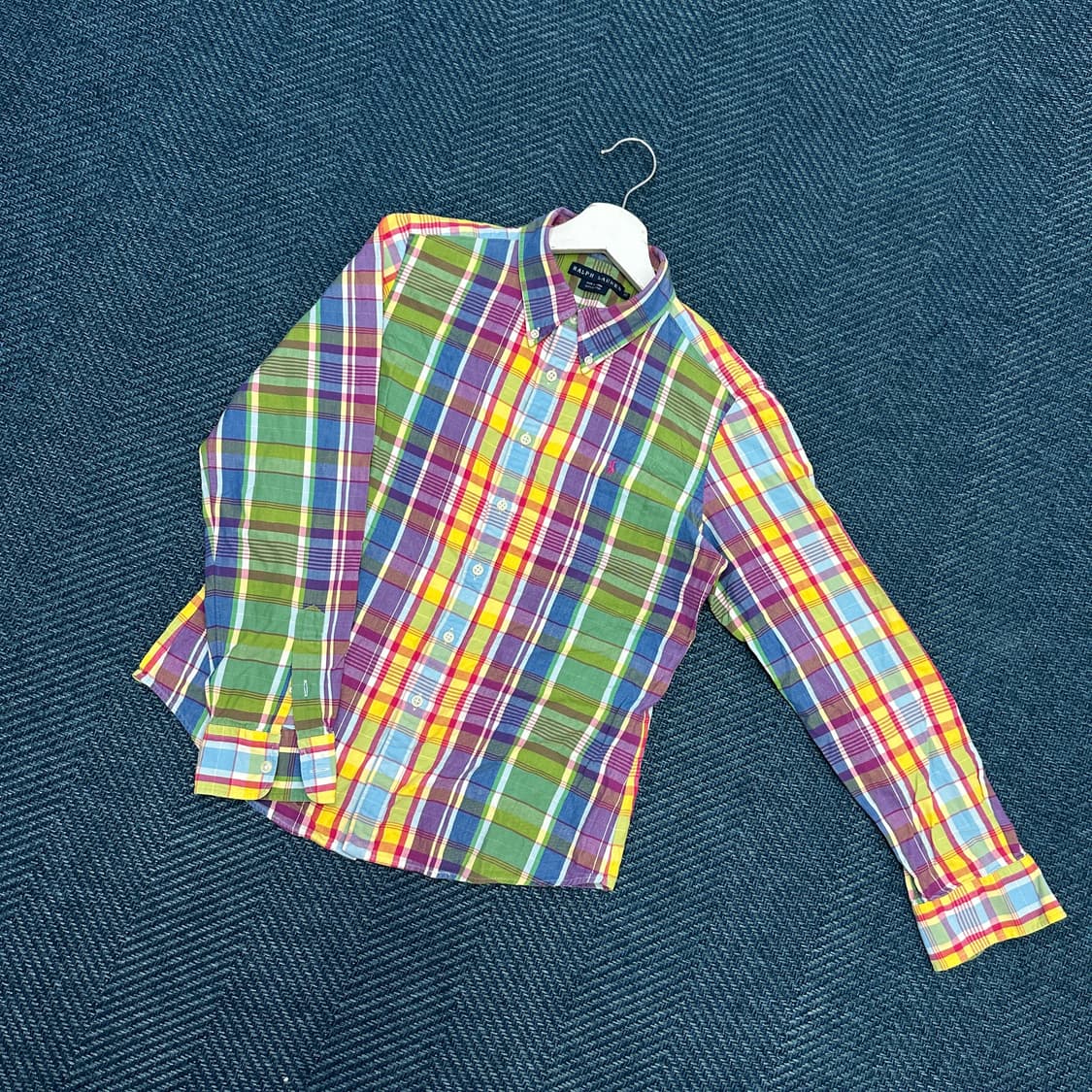 [여성10] 폴로 체크 셔츠 상품이미지1