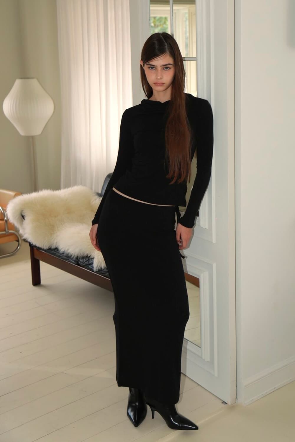 jijivisha touch long skirt 지지비샤 터치 롱 스커트 상품이미지3