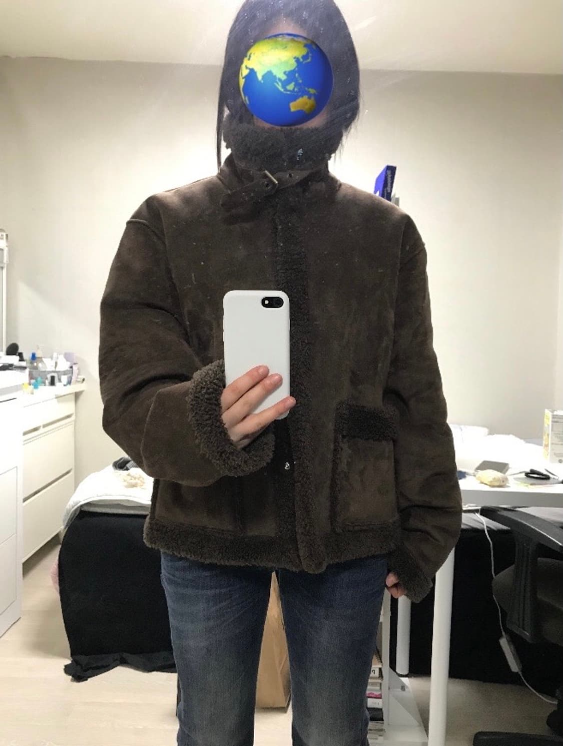 블랙업 무스탕 상품이미지1