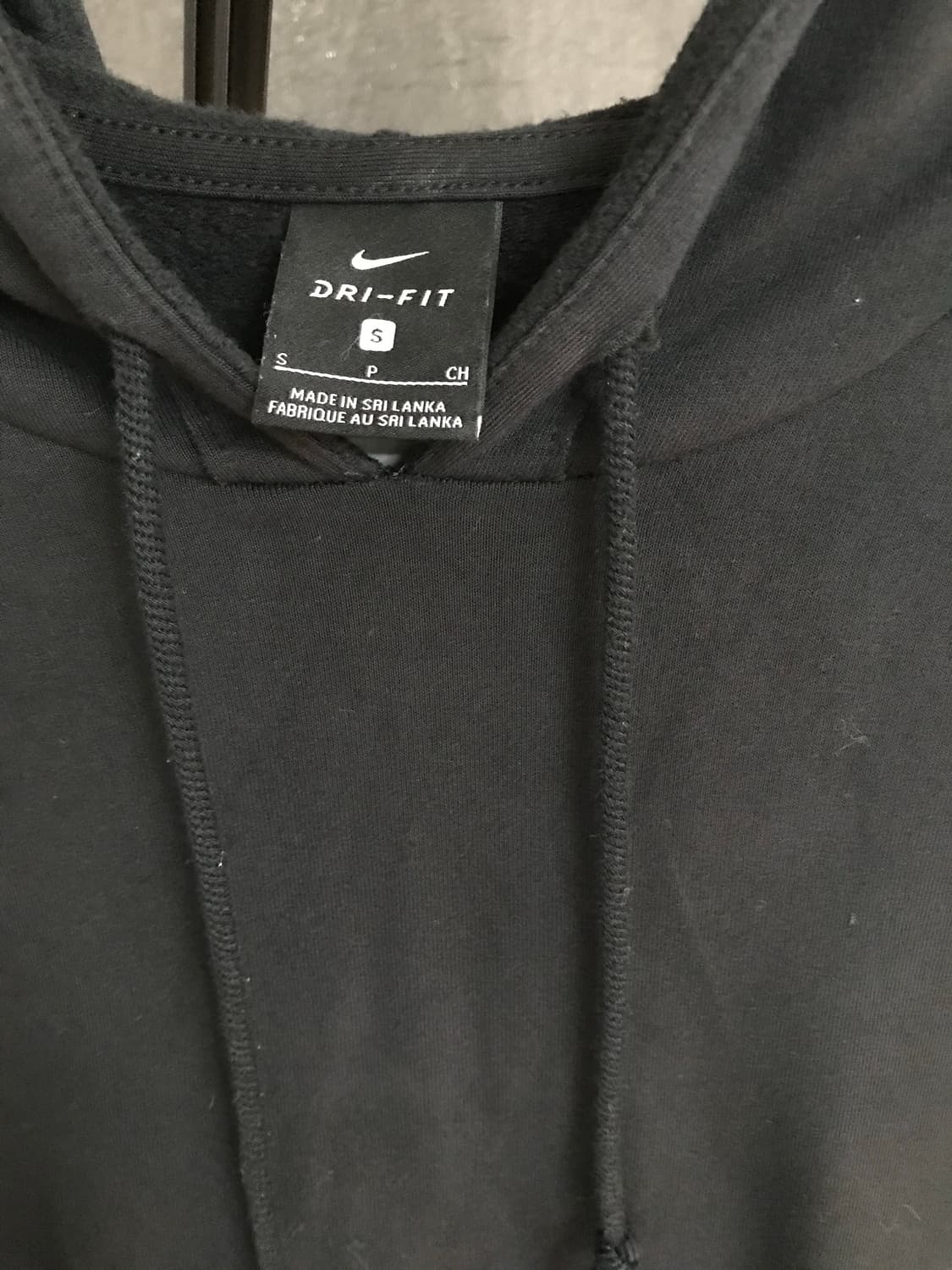 나이키 DRI-FIT 크롭 후드티 S 상품이미지3