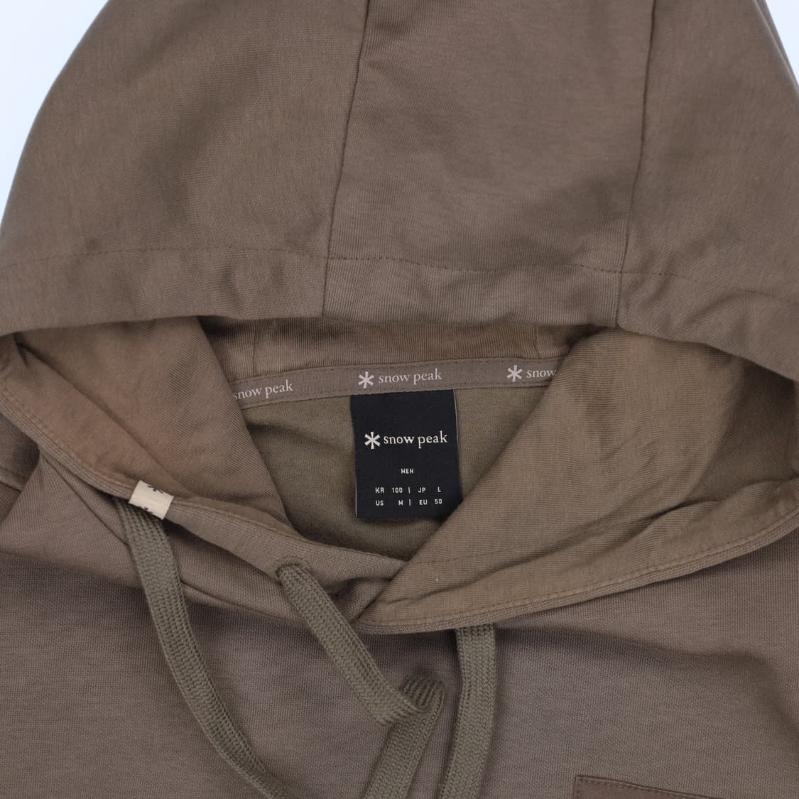 100 스노우피크 남성 후드 티셔츠 N7582 상품이미지3