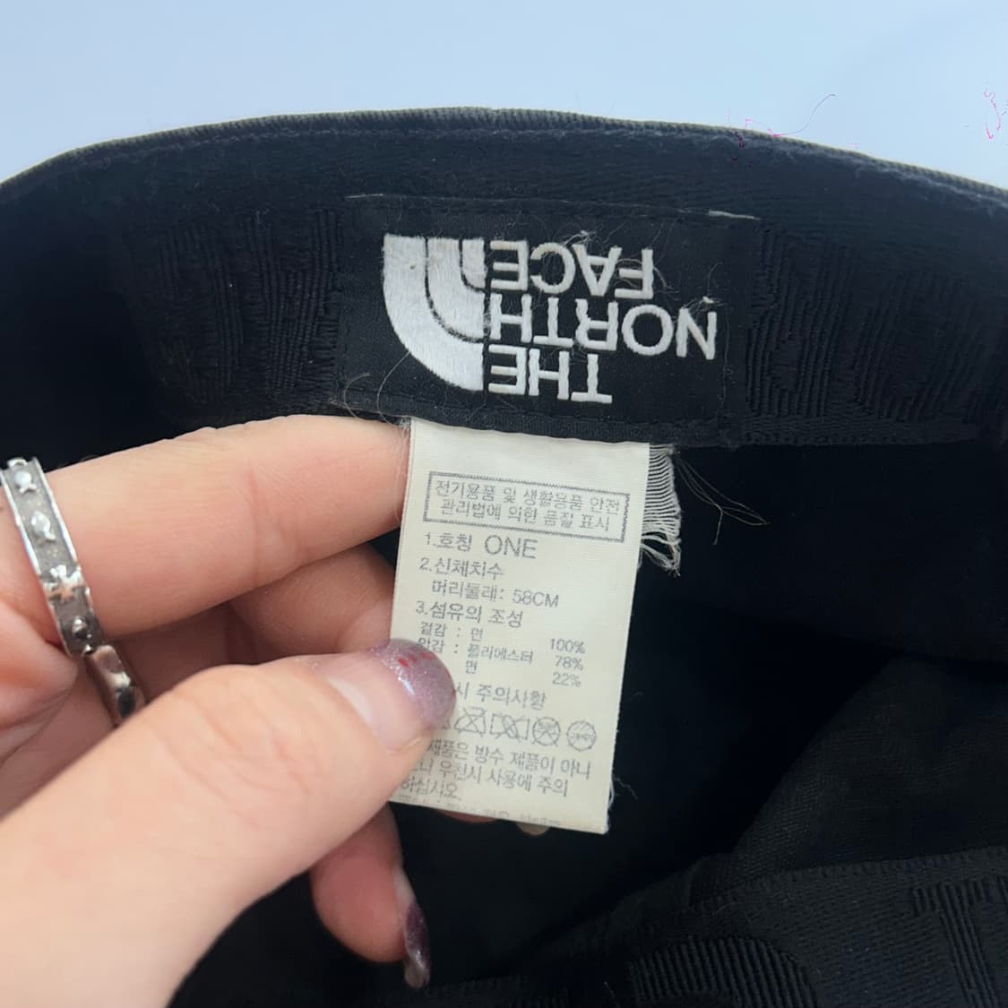 The north face 노스페이스 블랙 볼캡 상품이미지6