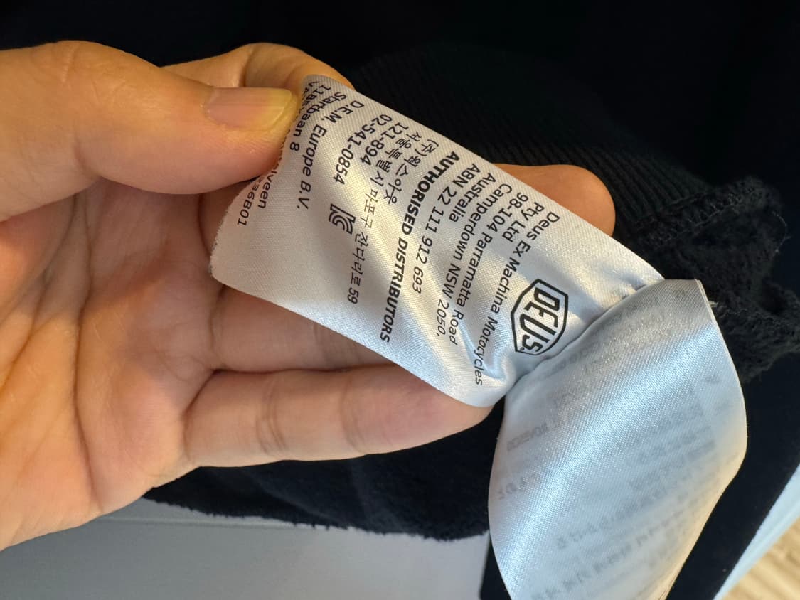 데우스 엑스 마키나 후드티 XL 블랙 상품이미지5