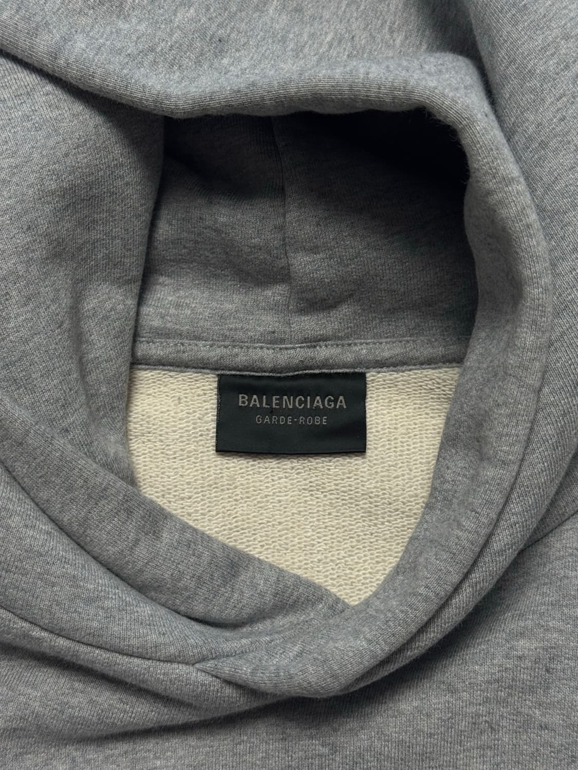 [M] BALENCIAGA 가드로브 그레이&실버 후디 상품이미지4
