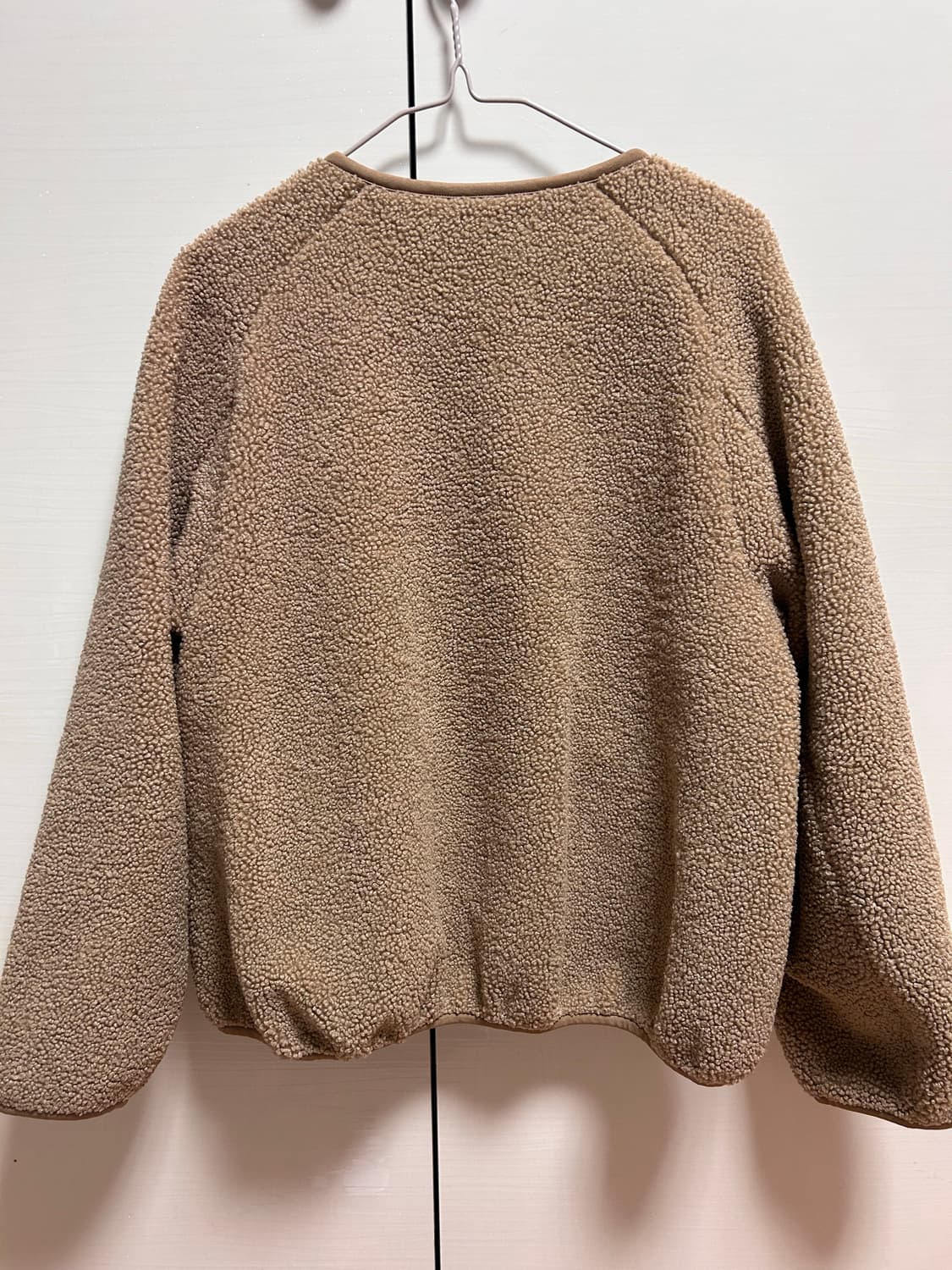 유니클로 양털 브이넥 집업 M 상품이미지2