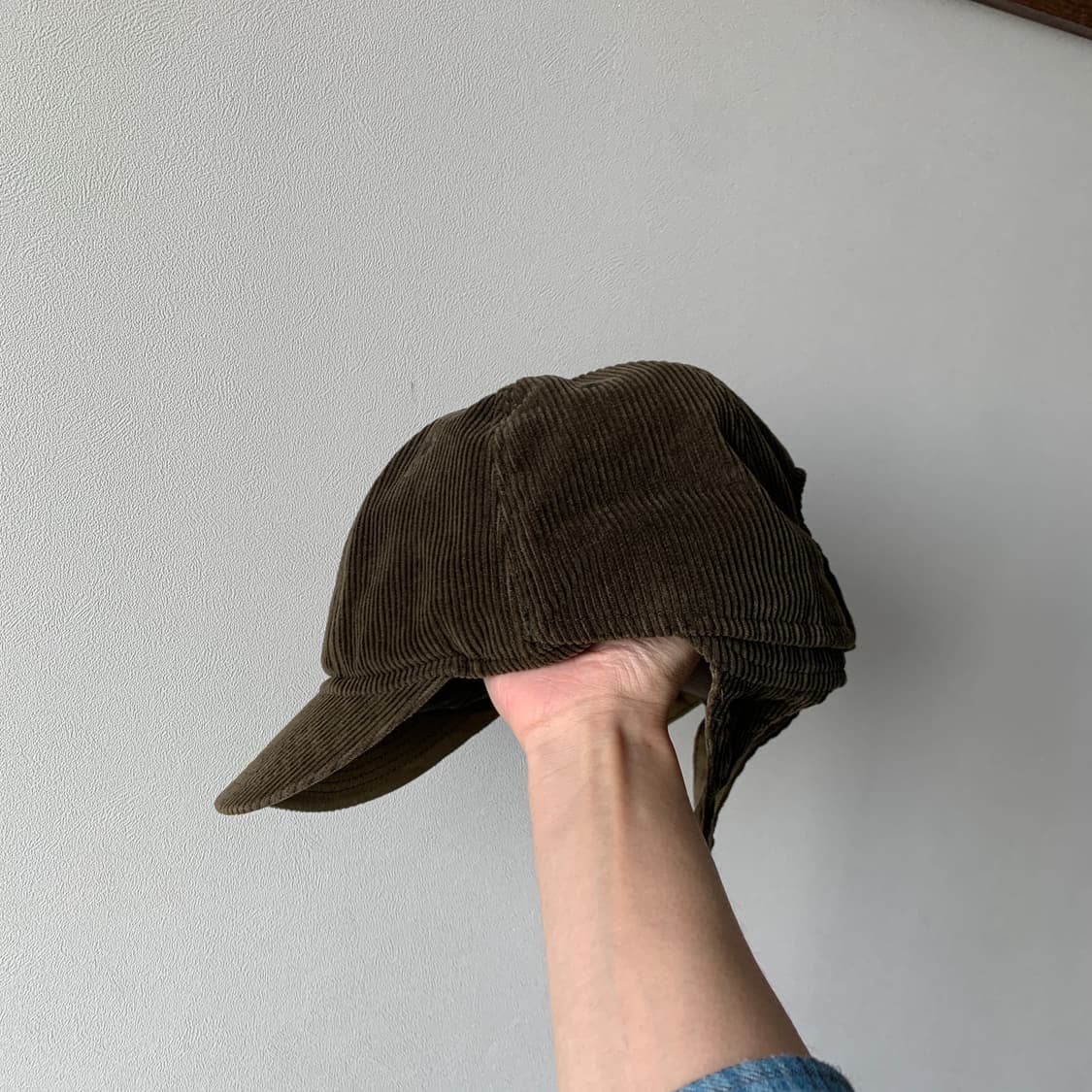 8W Corduroy Baby Baby Flight CAP 상품이미지4
