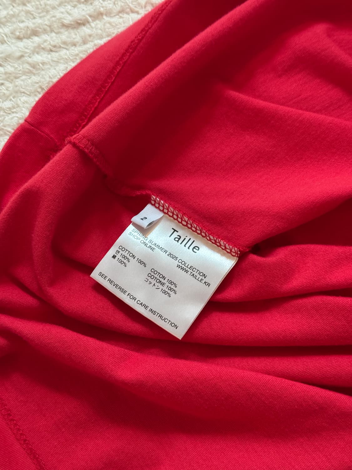 타일레 SAINT-TROPEZ 60S T-SHIRT RED 상품이미지3