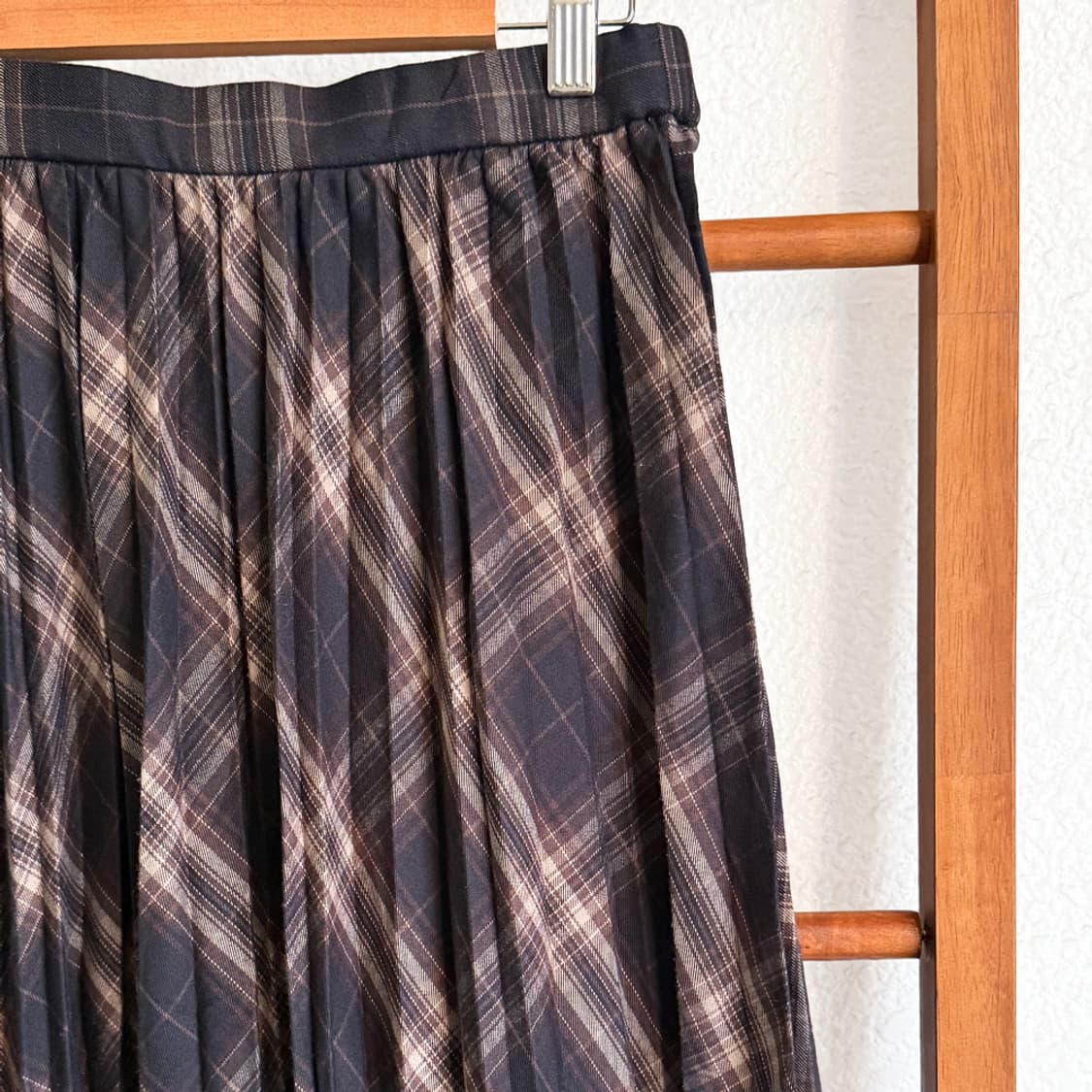 요루체크 플리츠 스커트  상품이미지4