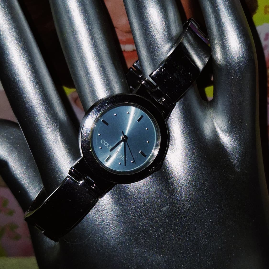 90s 꾸레쥬 터콰이즈 모던 레트로 시계 상품이미지7