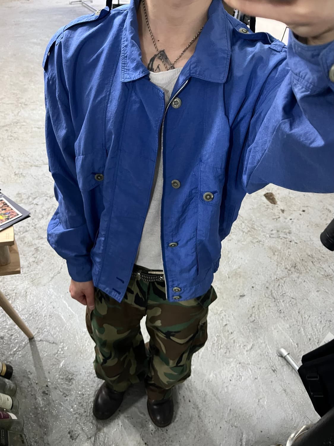 Simple Life bomber jacket 상품이미지3