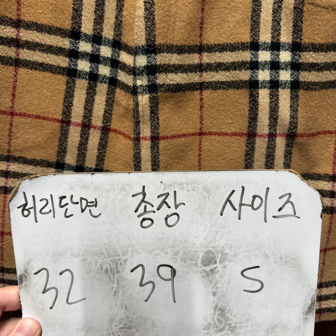 스컬프터 체크치마 스커트 상품이미지4