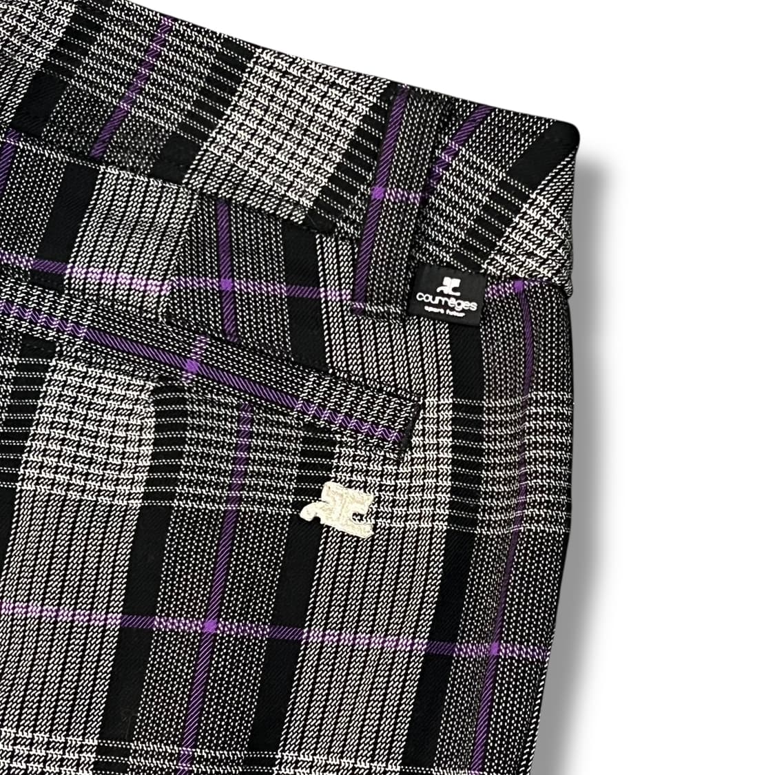  꾸레쥬 체크 포켓 슬랙스 y14278 상품이미지7