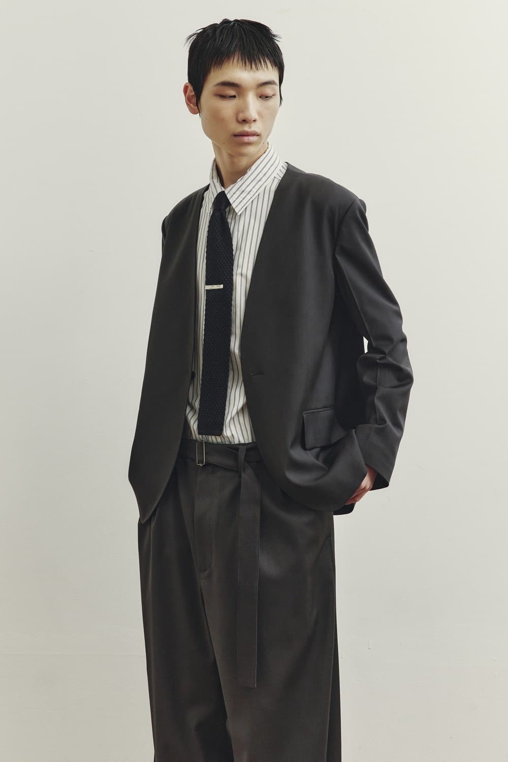 유스 카라리스 자켓 차콜그레이 m 상품이미지2