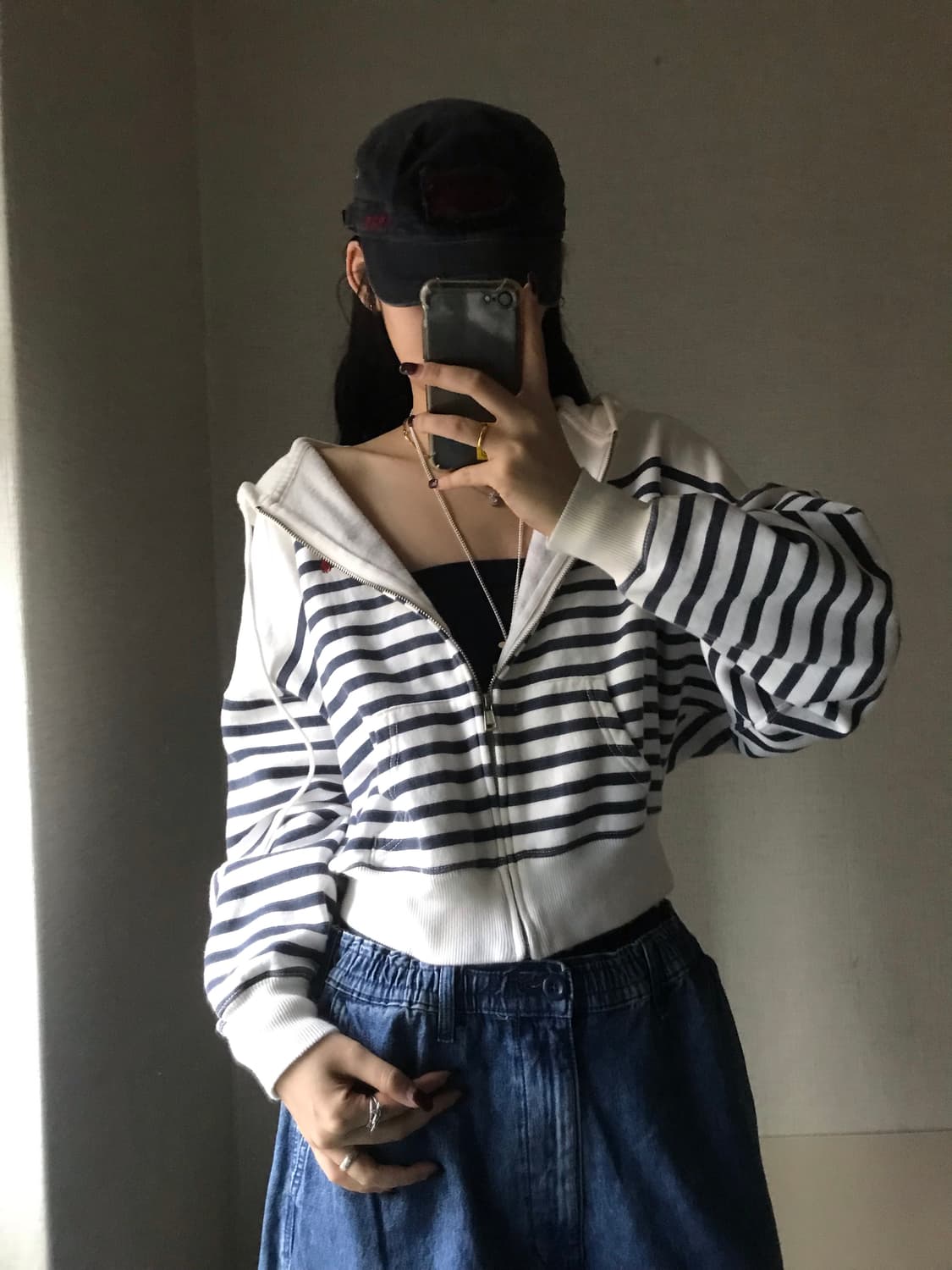 폴로 스트라이프 후드집업 상품이미지3