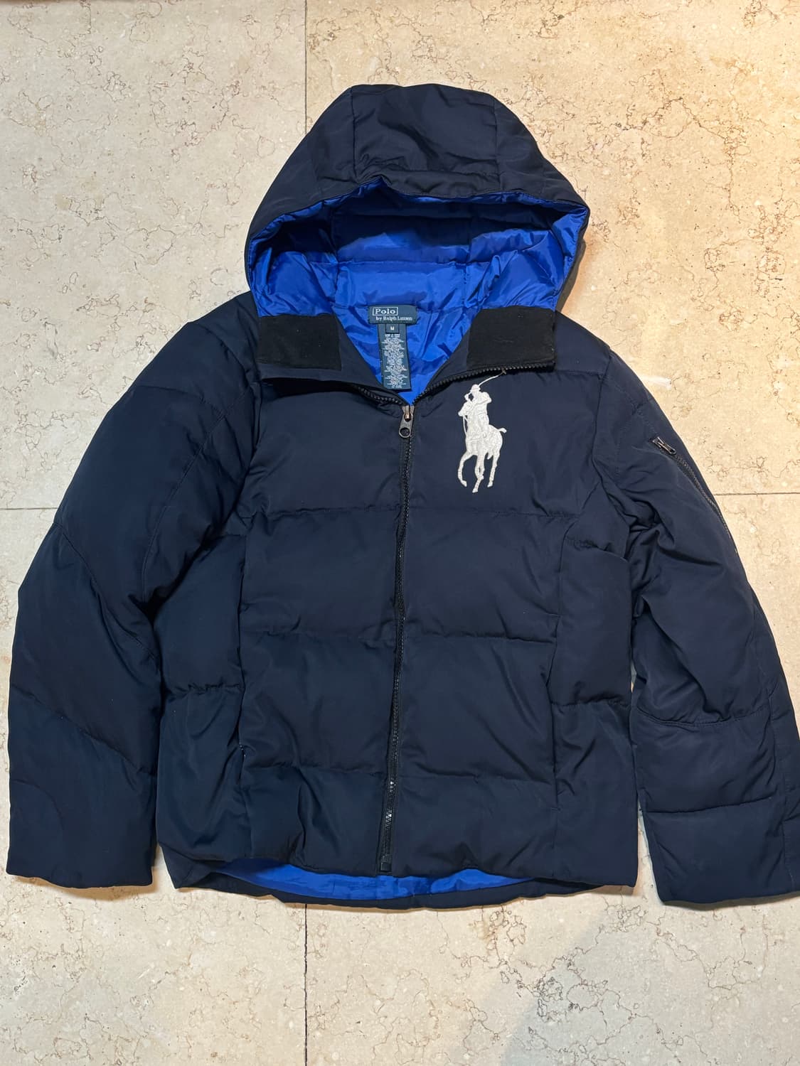 폴로 랄프로렌 빅포니 블루 패딩 상품이미지1