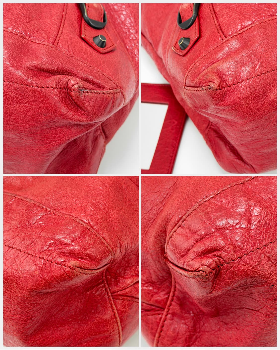 발렌시아가 클래식 데이 호보백 레드 상품이미지6