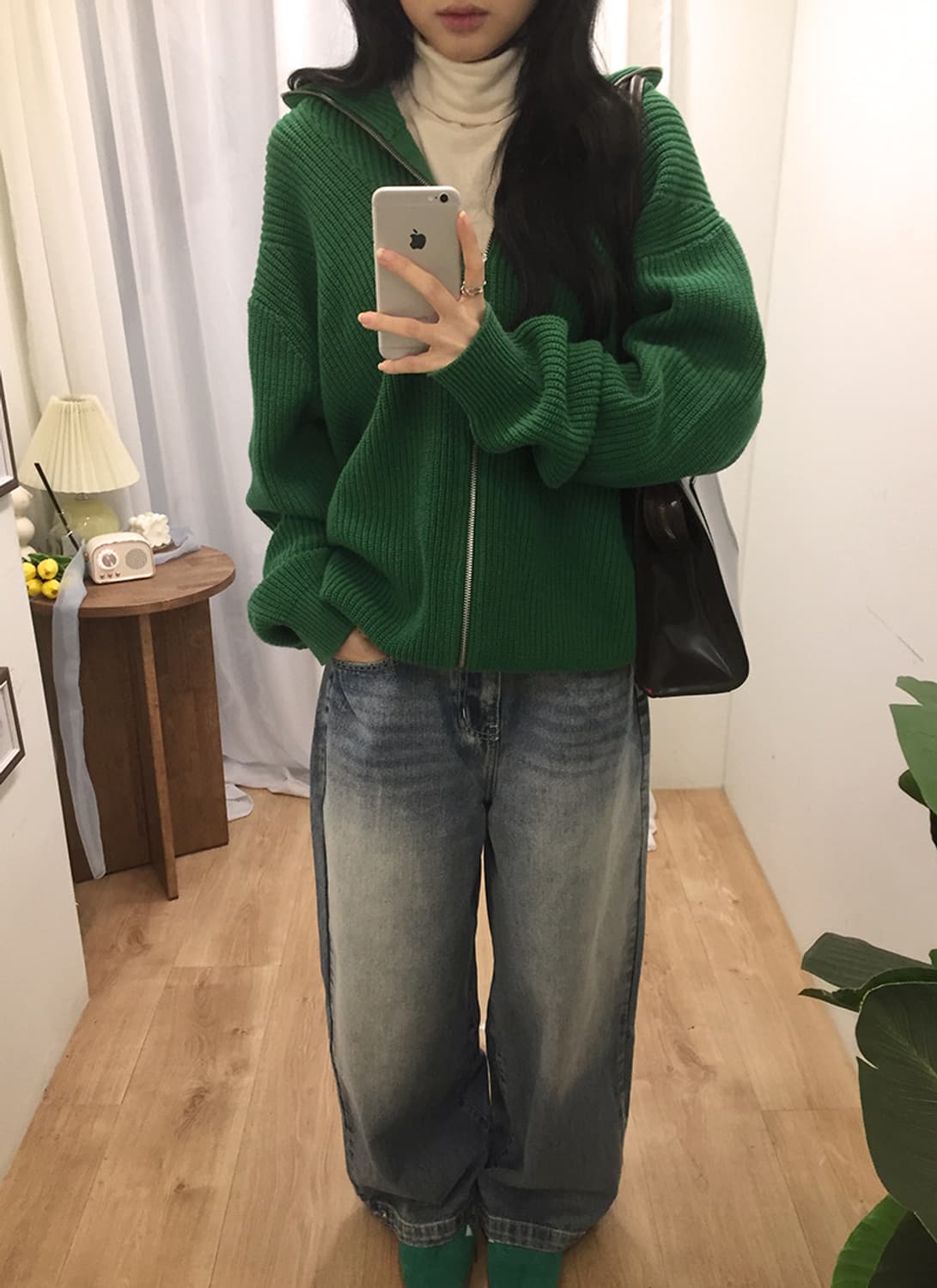 Unisex Kimuir Knit Zipup 100 상품이미지1