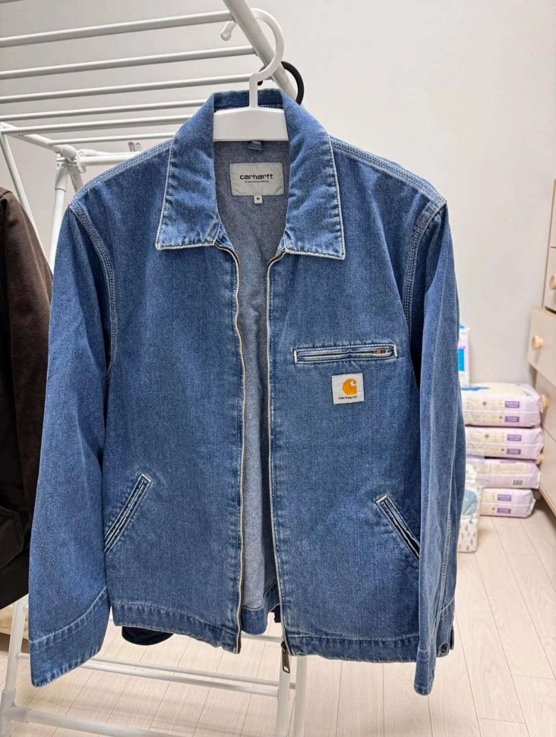 칼하트 WIP 디트로이트 데님 자켓 M 상품이미지2
