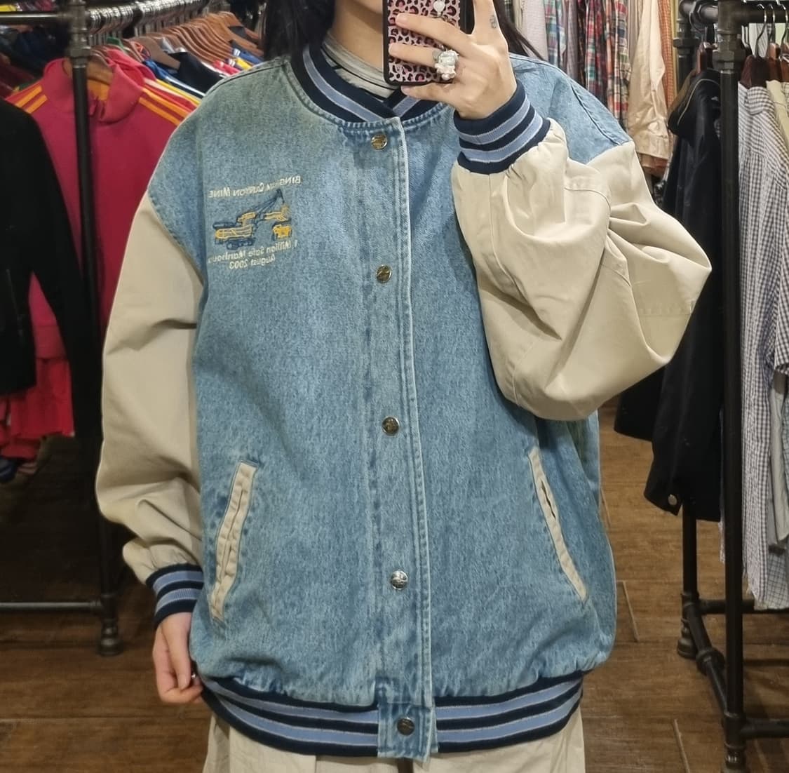 [Hi] vtg 빈티지 데님바시티 자켓 블루 상품이미지1