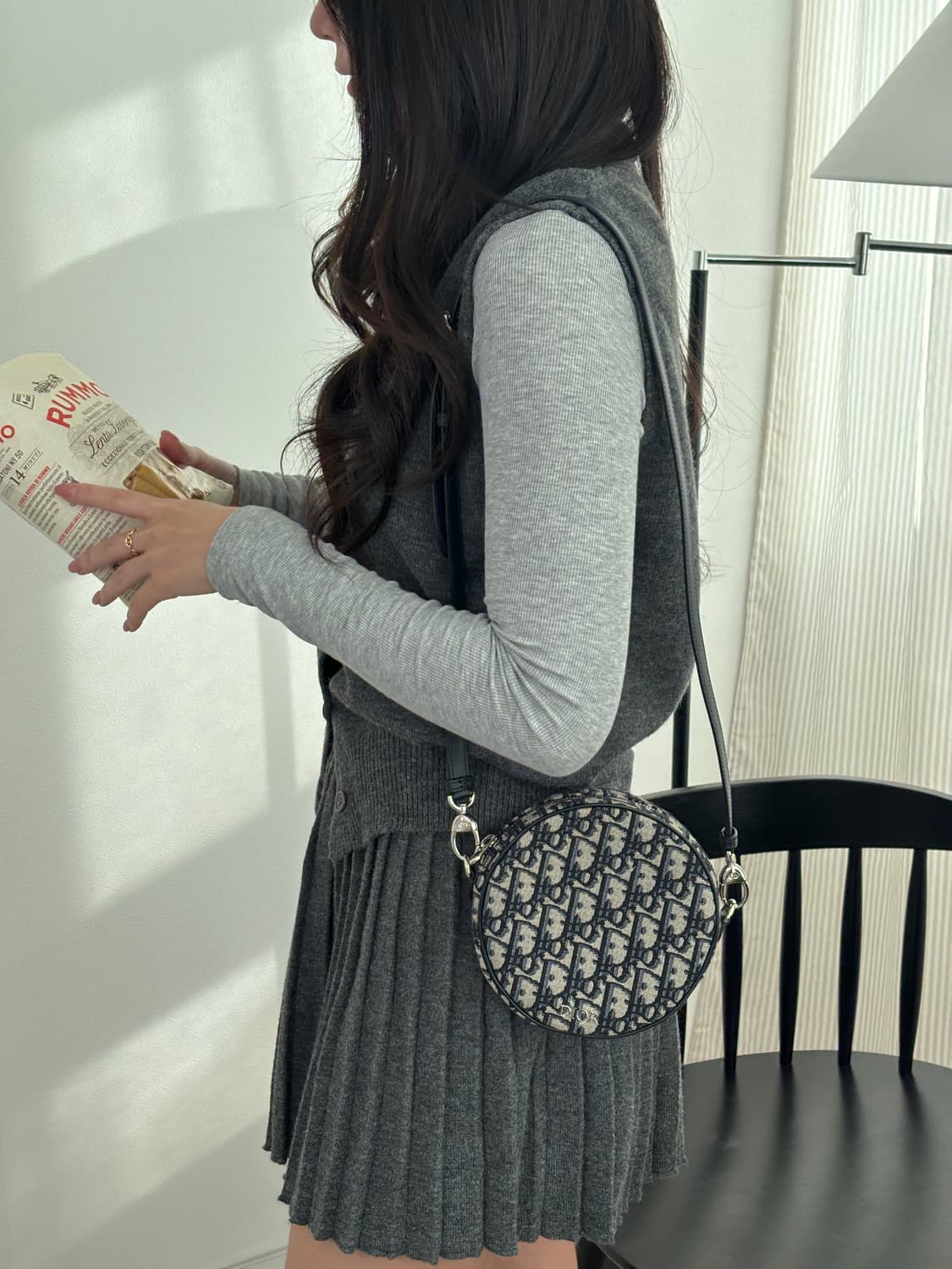 디올 오블리크 라운드 크로스백 상품이미지2