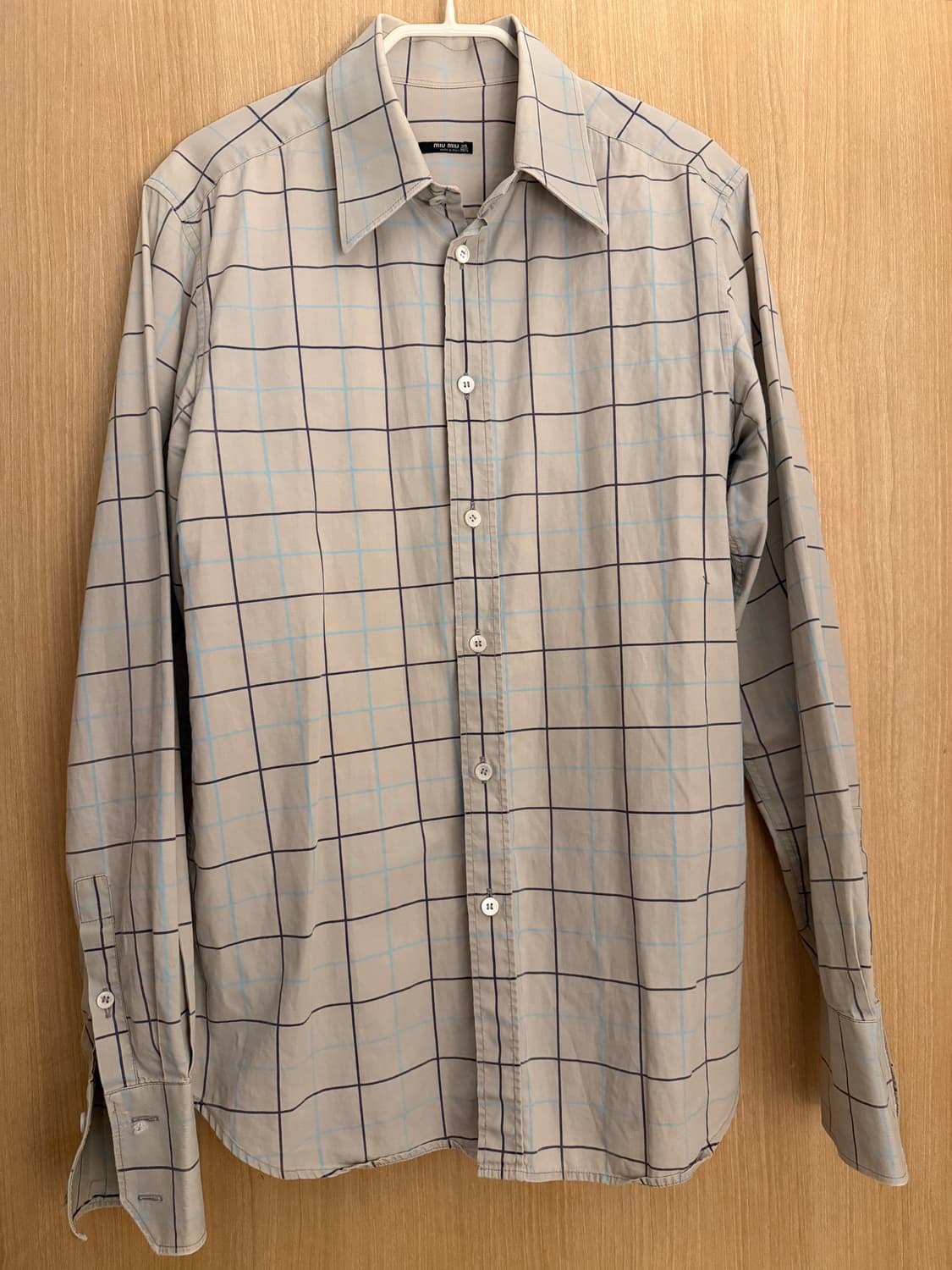 miumiu 2000s pattern stripe shirt 상품이미지1