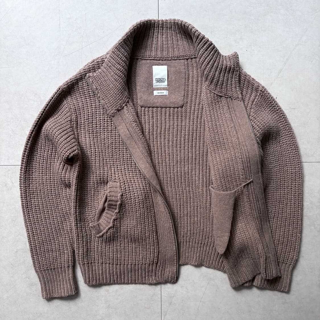 예스터데이스 투모로우 드라이버즈 니트 가디건 상품이미지6