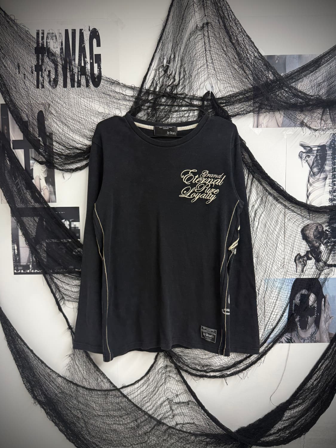 Wing embriodery printing longsleeve 상품이미지5