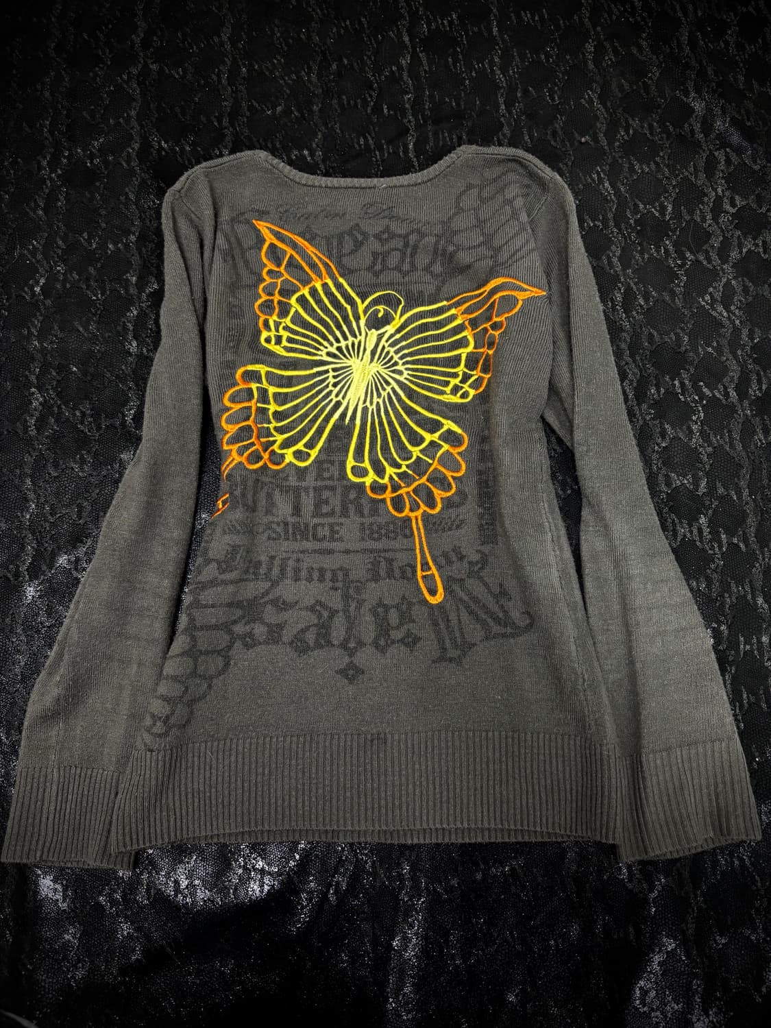 GLITZ”00‘s butterfly&Punk Print Sleeve 상품이미지1